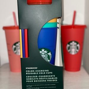 STARBUCKS LIMITED EDITION COLOR CHANGING CUPS 5pk